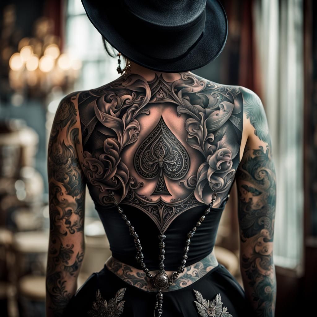 Queen of spades tattoo