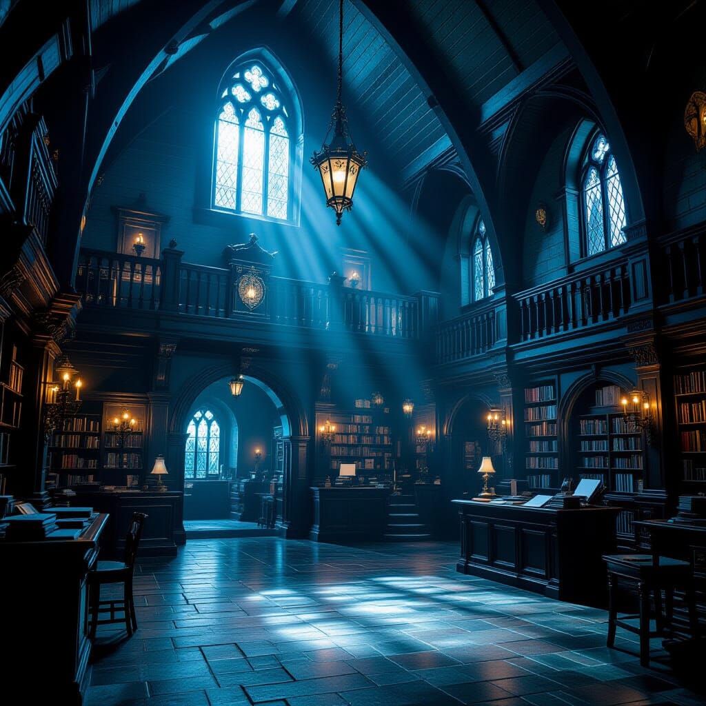 Magical Spell School Cinematic Film Still