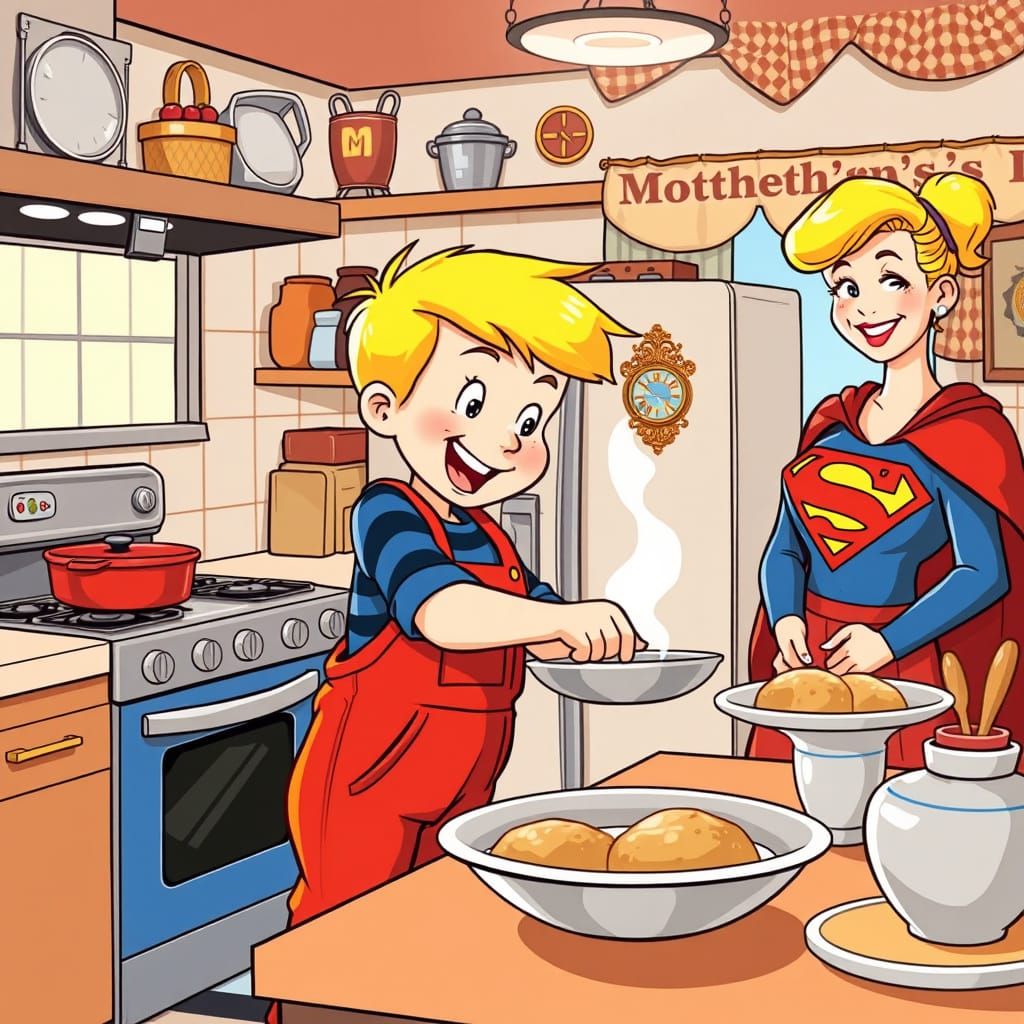 Dennis the Menace & Supermom