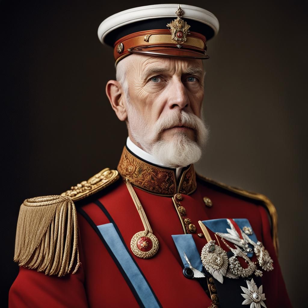 Franz Joseph I: Professional Color Portrait