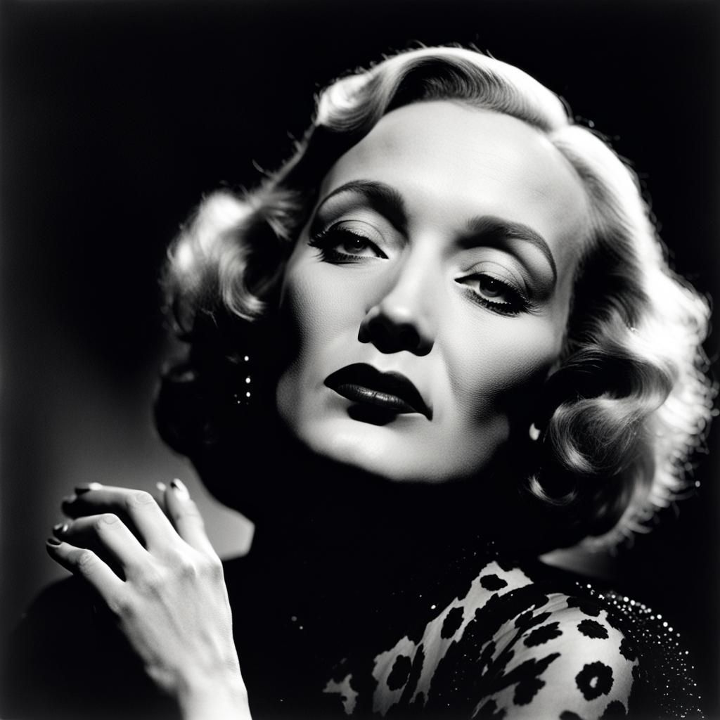 "Female Portrait" - Marlene Dietrich