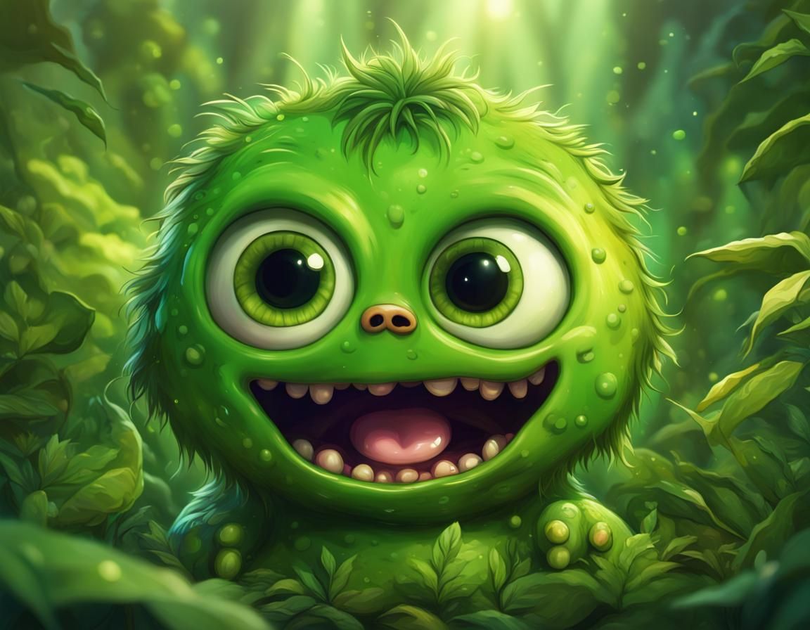 Happy Cucumber Monster