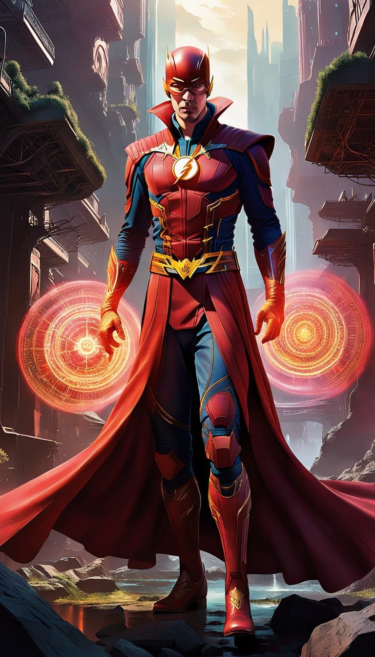 Magical Speedster: Doctor Strange and Flash Fusion