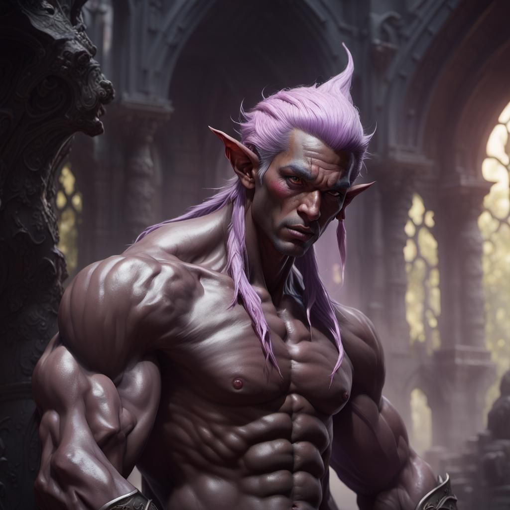 Dark Elf Concept Art in 8k Resolution