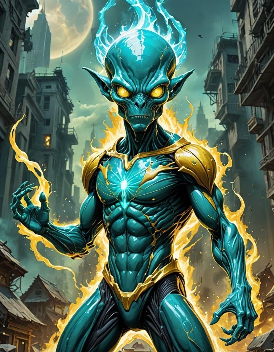 Alien Cyborg: Superman's Teal and Yellow Foe