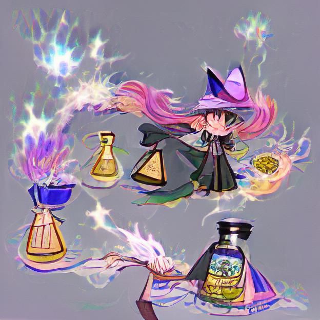 Photorealistic Alchemical Still Life