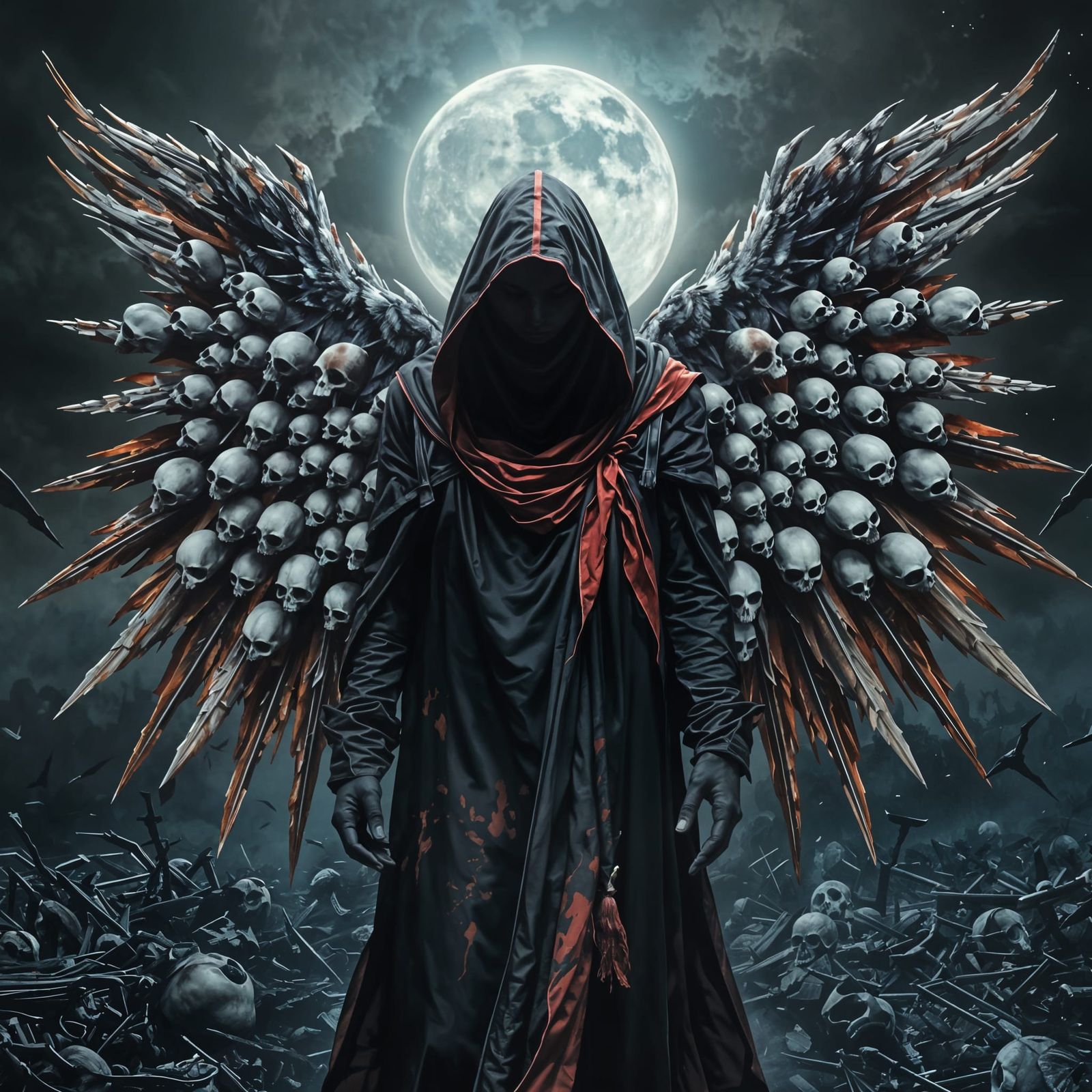 Dark Angel of Ephemeral Beauty