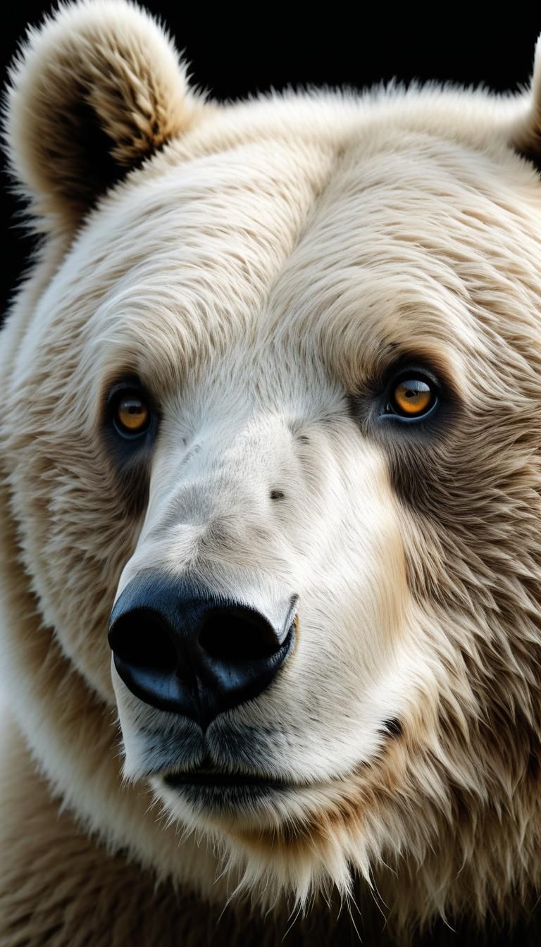 Giant Bear's Crystal Eyes in Pastel Colors