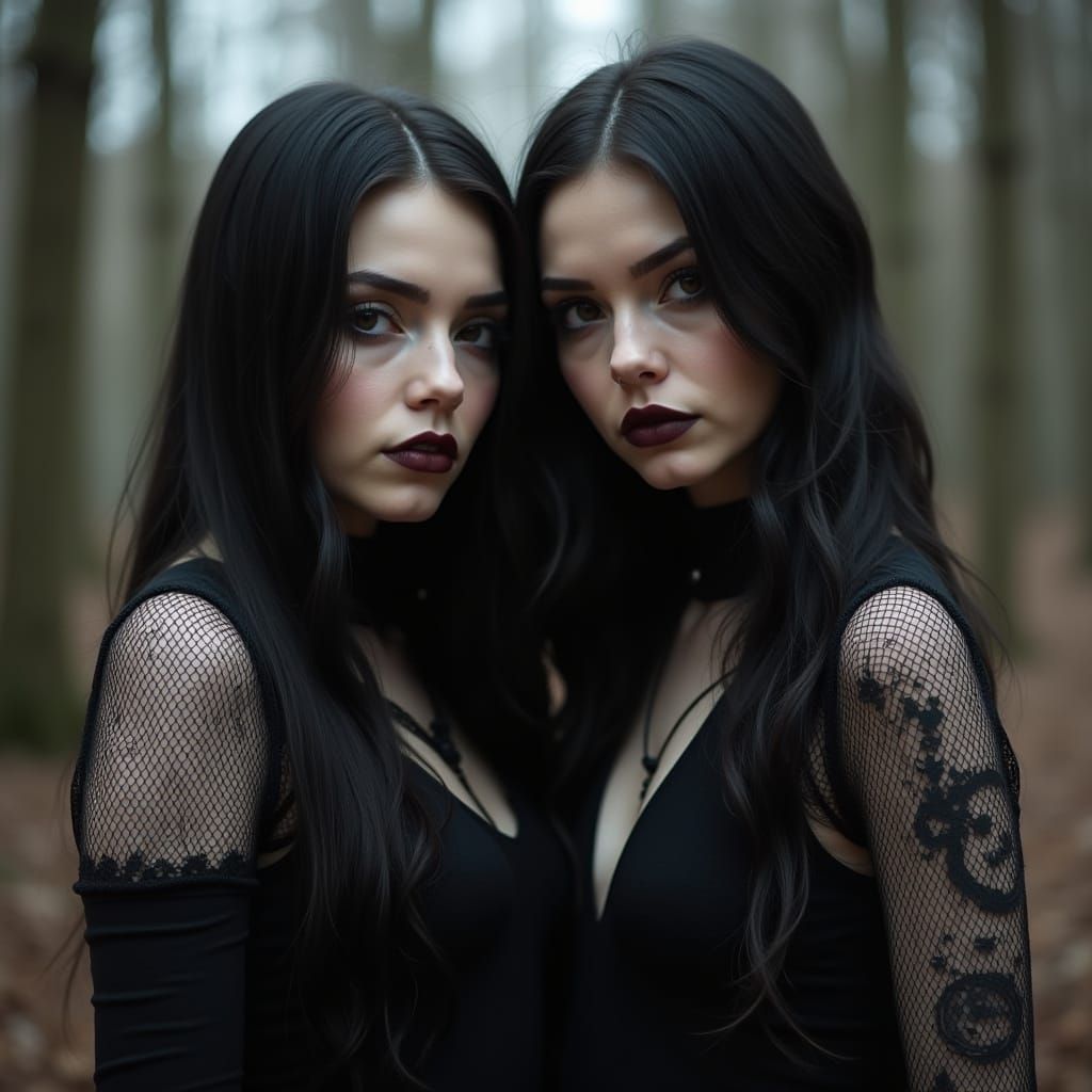 ♱ Goth Twin Sisters ♱