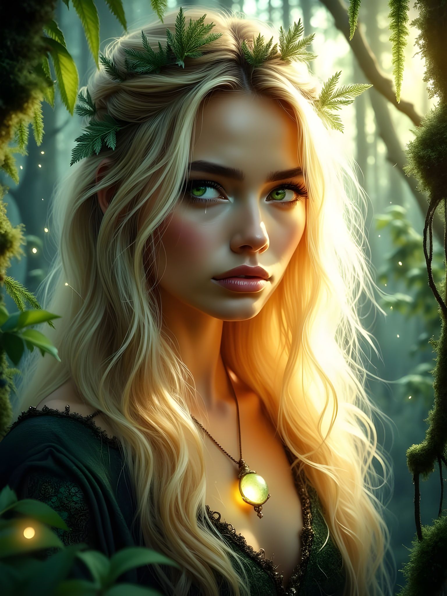 Norse Goddess of Beauty Captured in Ethereal Portrait