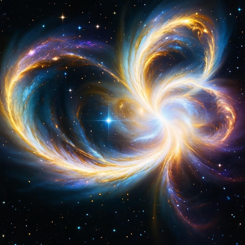 Cosmic Art of Sagittarius Stream Star System