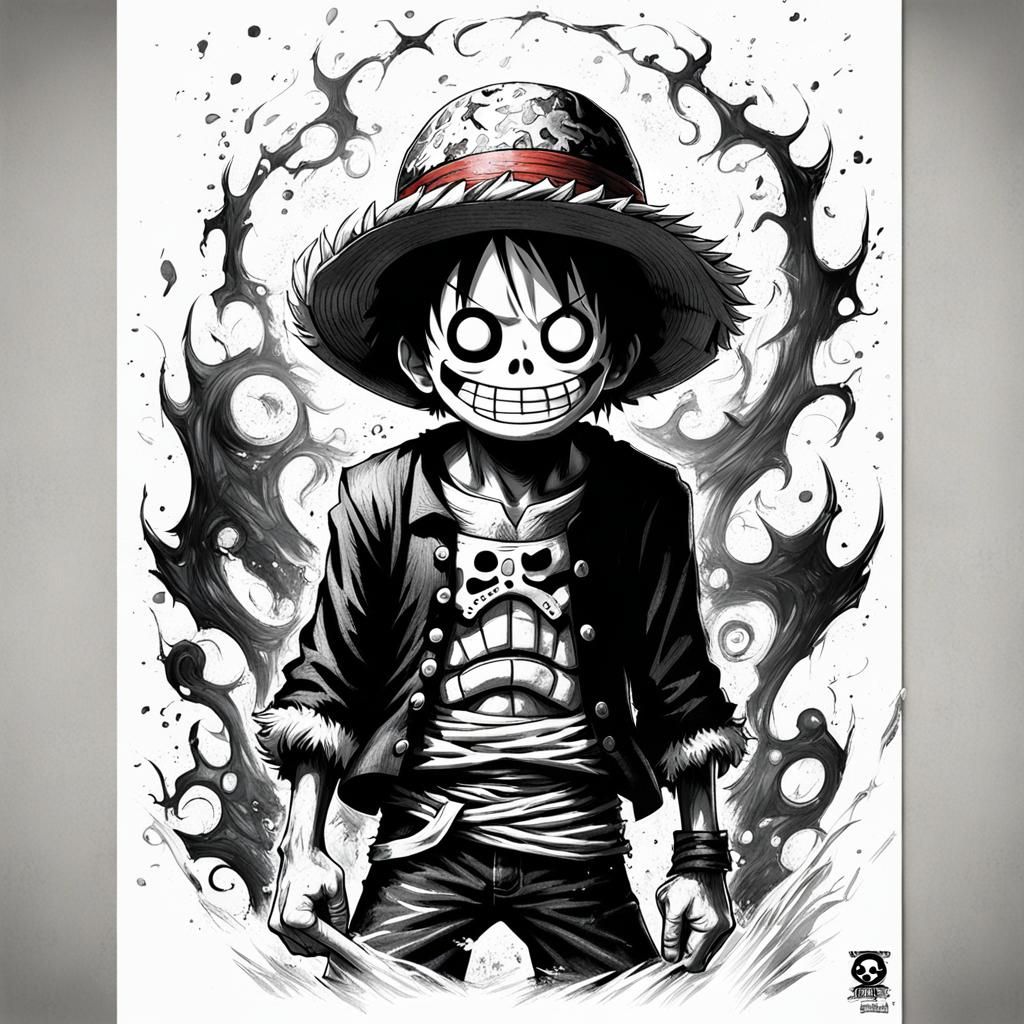 Sinister Luffy One Piece Artwork