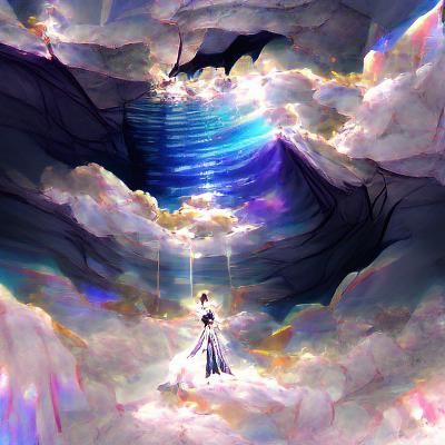 Abstract Image Generated From Empty Prompt