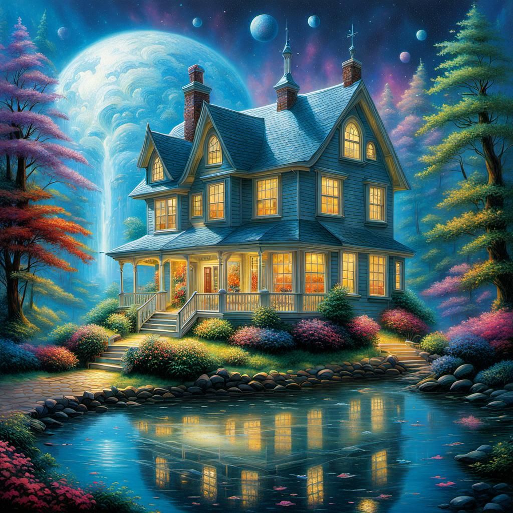 Underwater Crystal House: Galactic Psychedelic Vision