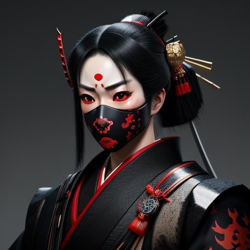 Hyperreal Japanese Culture Icons in 3D Anime Style