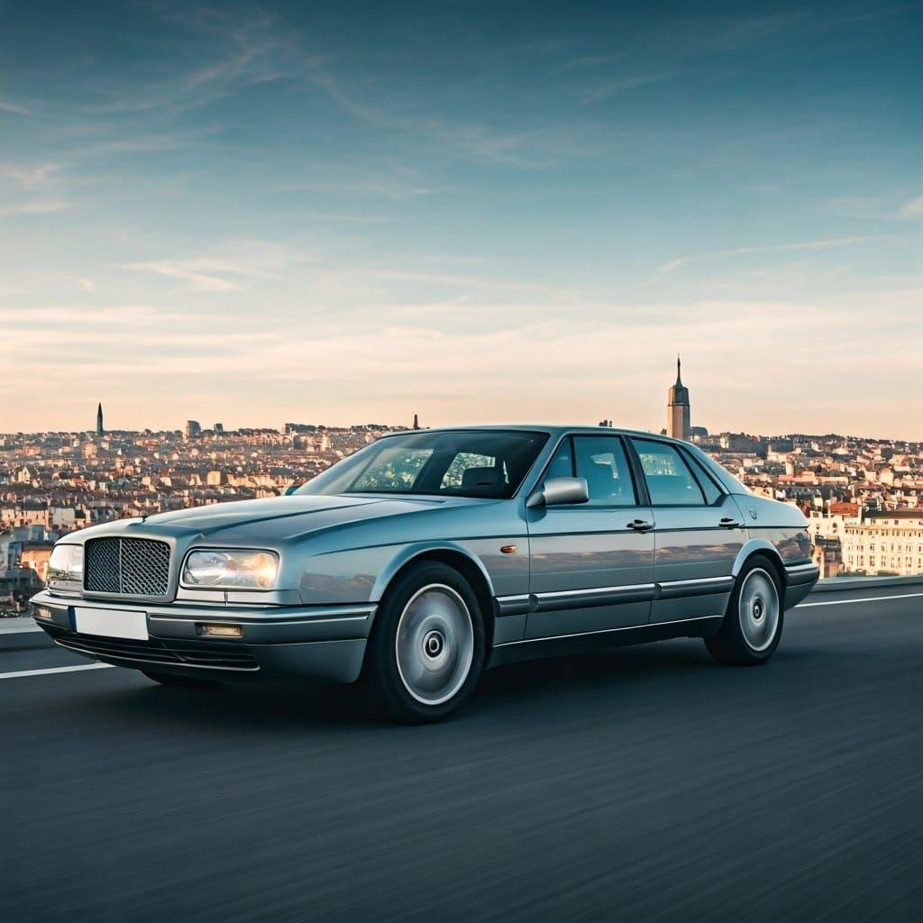 Elegant 1993 Citroën Bentley XM Cruises Through Springtime L...