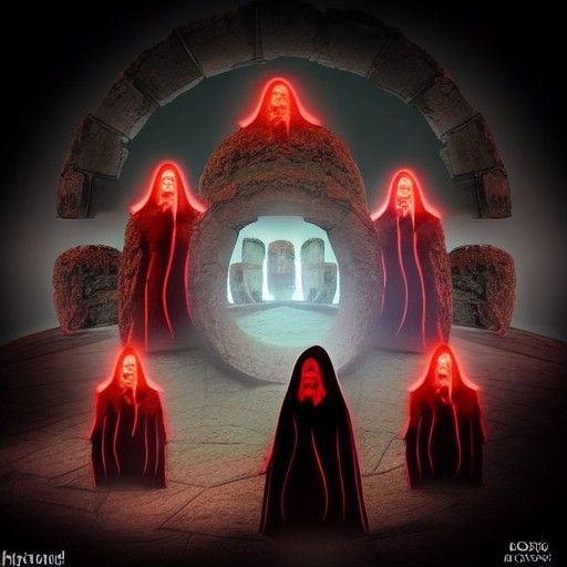 Portal room, guarded by Monks of red.