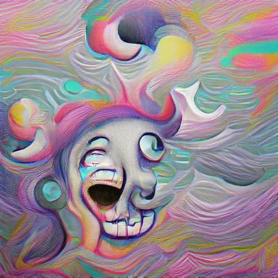 Abstract Image from a Blank Prompt