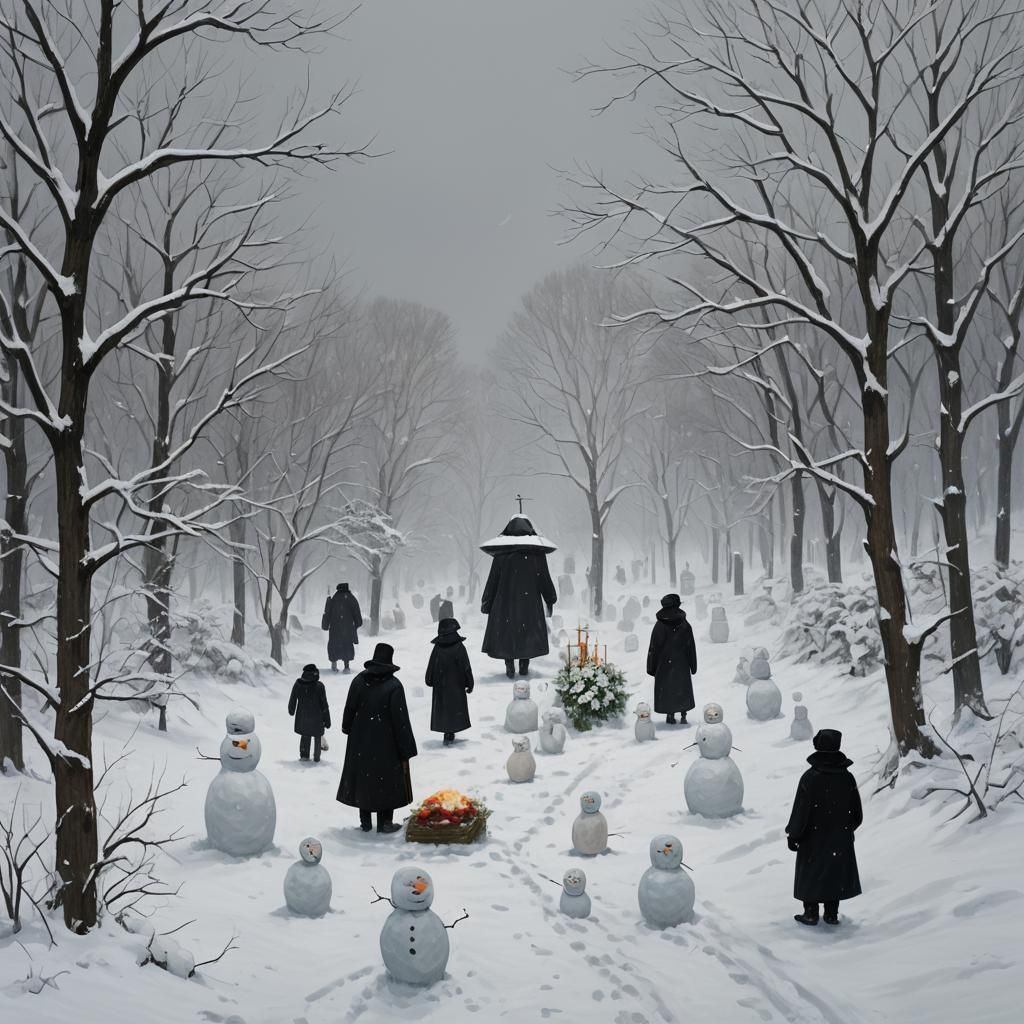 The Snowman's Funeral: A Winter Elegy
