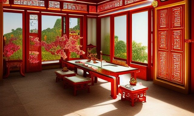 C-3PO's Golden Hour Tea Party in Gucci Cottage