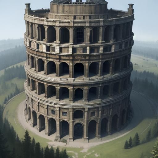 AI Interpretation of a Panopticon