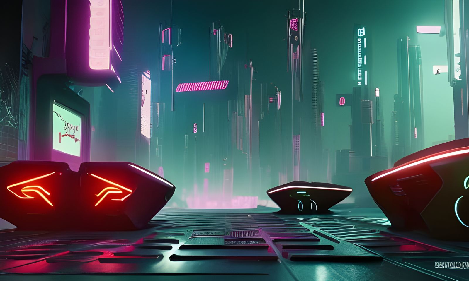 Cyborg Spiders in Cyberpunk 2099 Metropolis