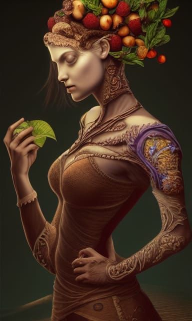 Dark Fantasy Feast: Symmetrical Portrait in Unreal Engine