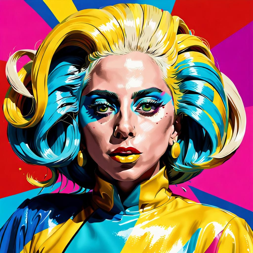 Pop Art  :  Lady Gaga