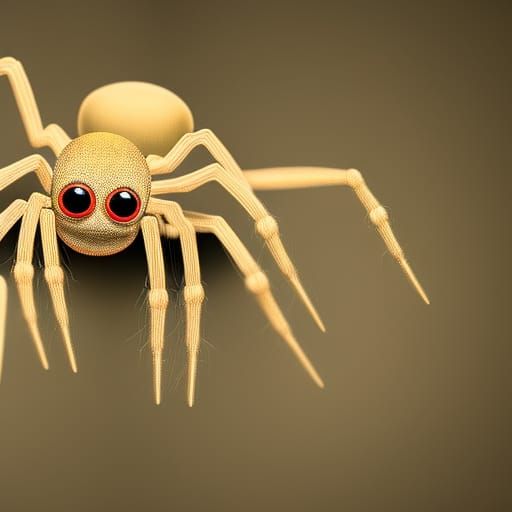 Hyperrealistic Spider Alien in Suspended Animation