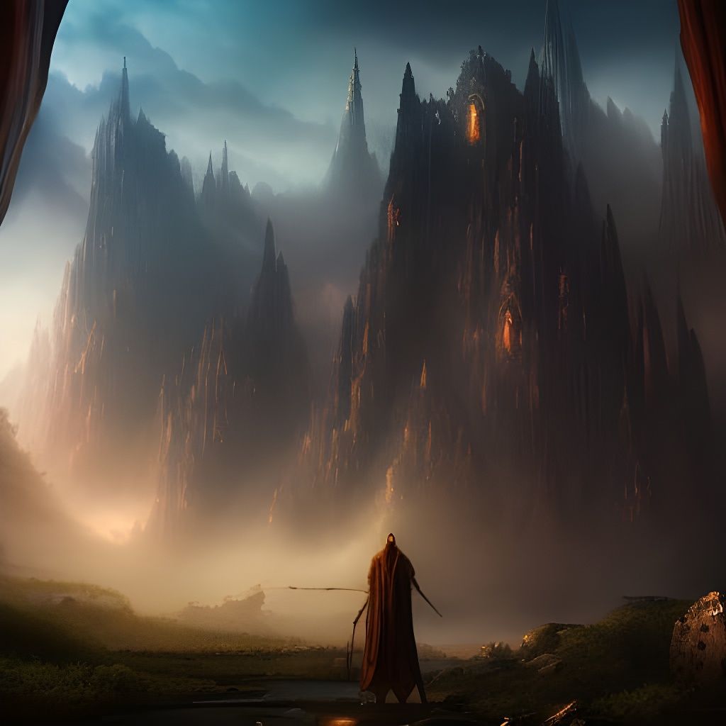 Epic Fantasy Portrait of African Mage