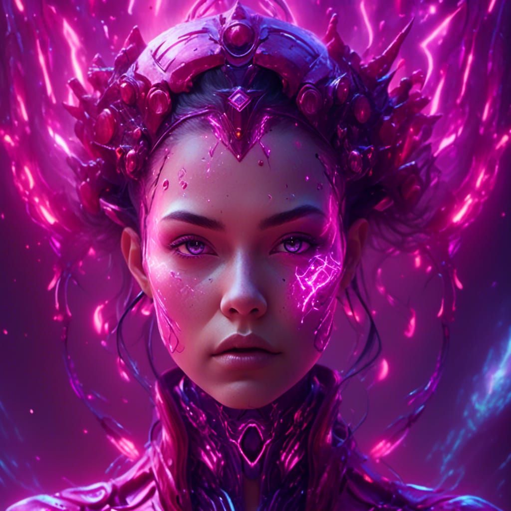 Radiant Cassiopeia Interdimensional Being in 8K