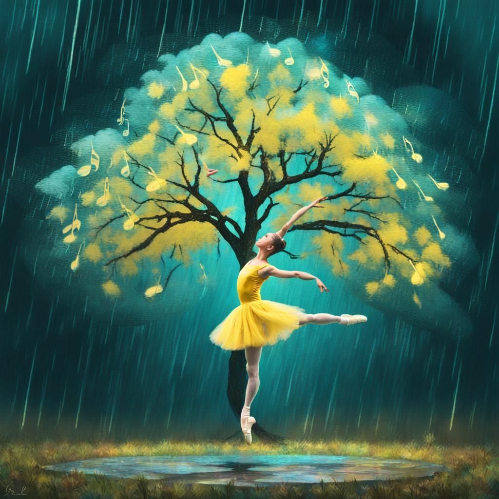 She dreams in yellow