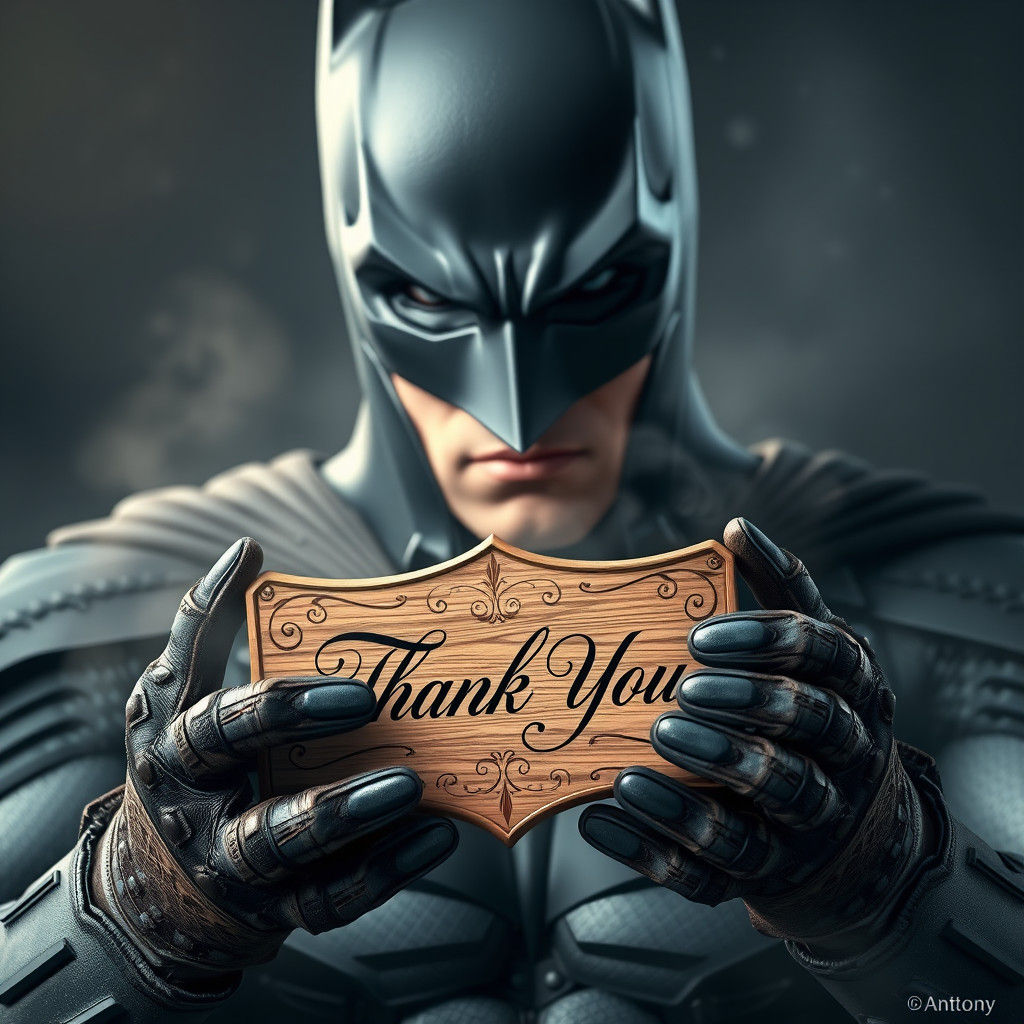 Batman's Gesture: Thank You in a Mystical Realm