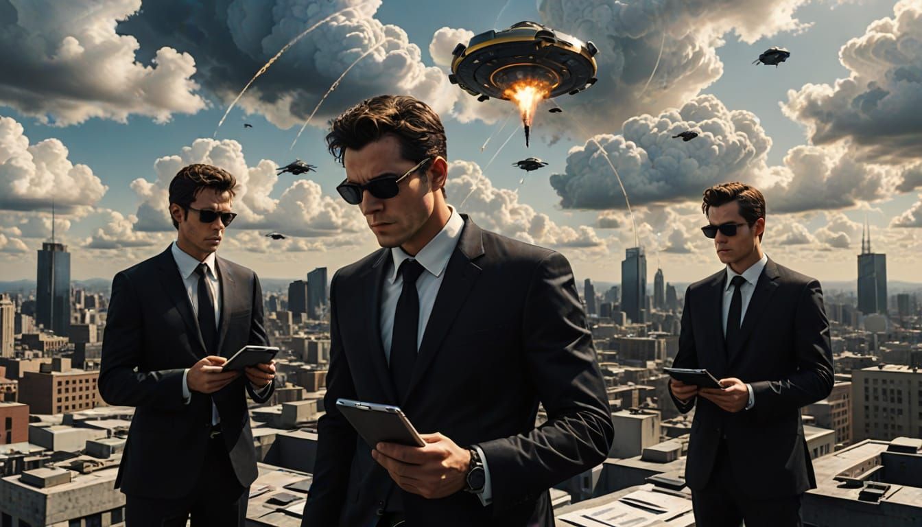 MIB Agents Observe Rapture Unfolding Amidst Chaos