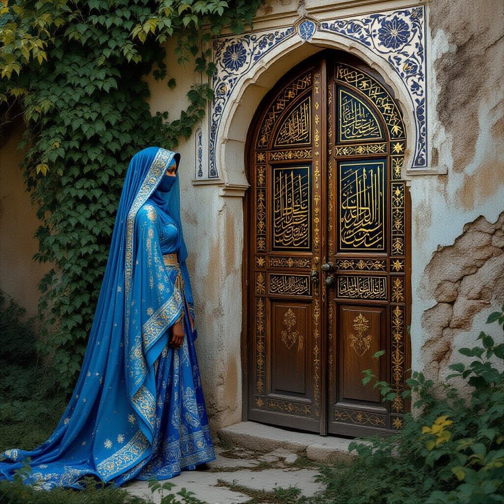 Mystical Arabian Woman by Amber Door