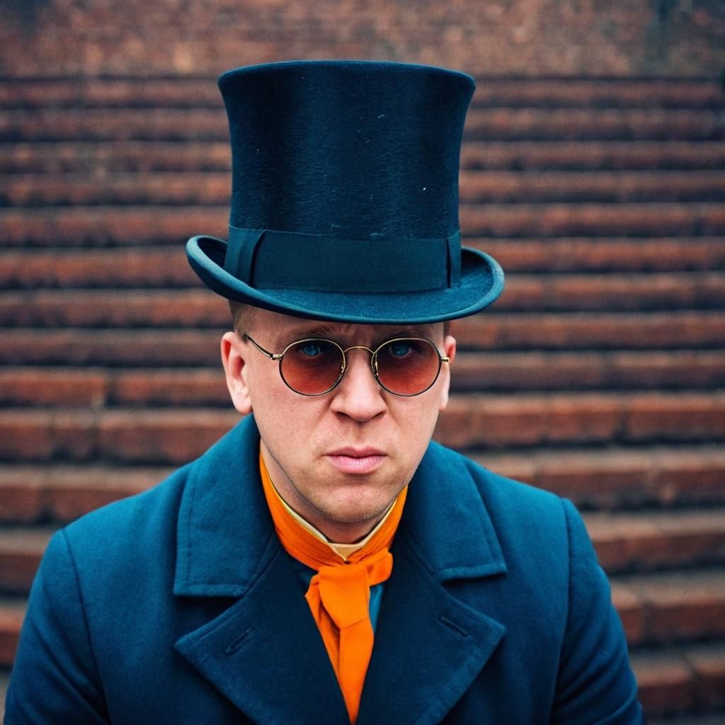 Elegant Gentleman in Cinematic Realism