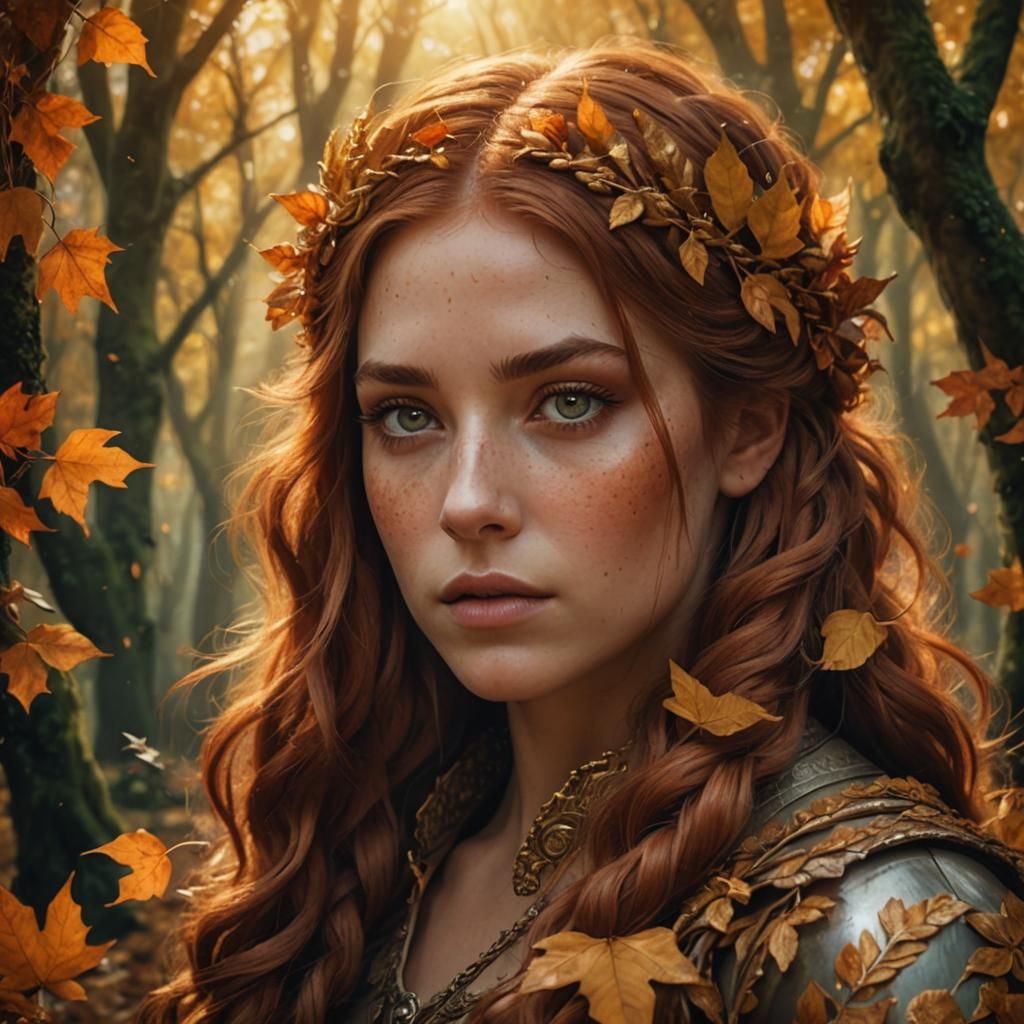 Centaur Girl in Mystical Forest, Digital Art