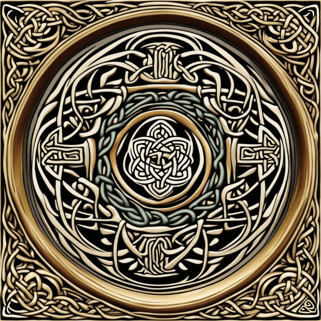 Celtic Knotwork Digital SLR Camera Design