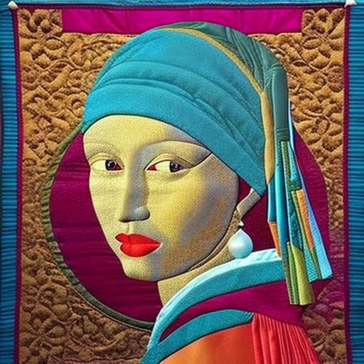 the girl with the pearl earring quilt