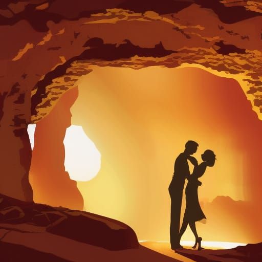 Lovers Waltzing in a Cave