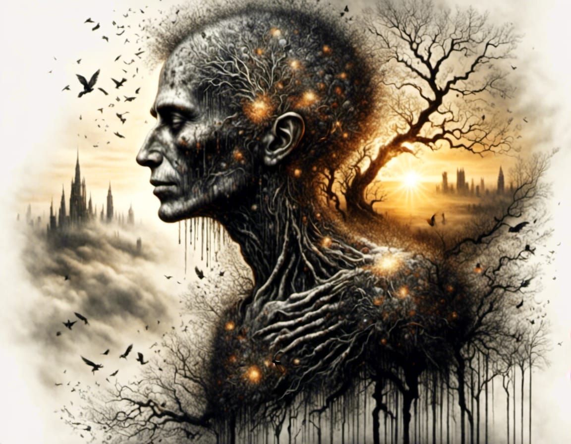 Surreal Sun Illuminates a Dying Man's Mind