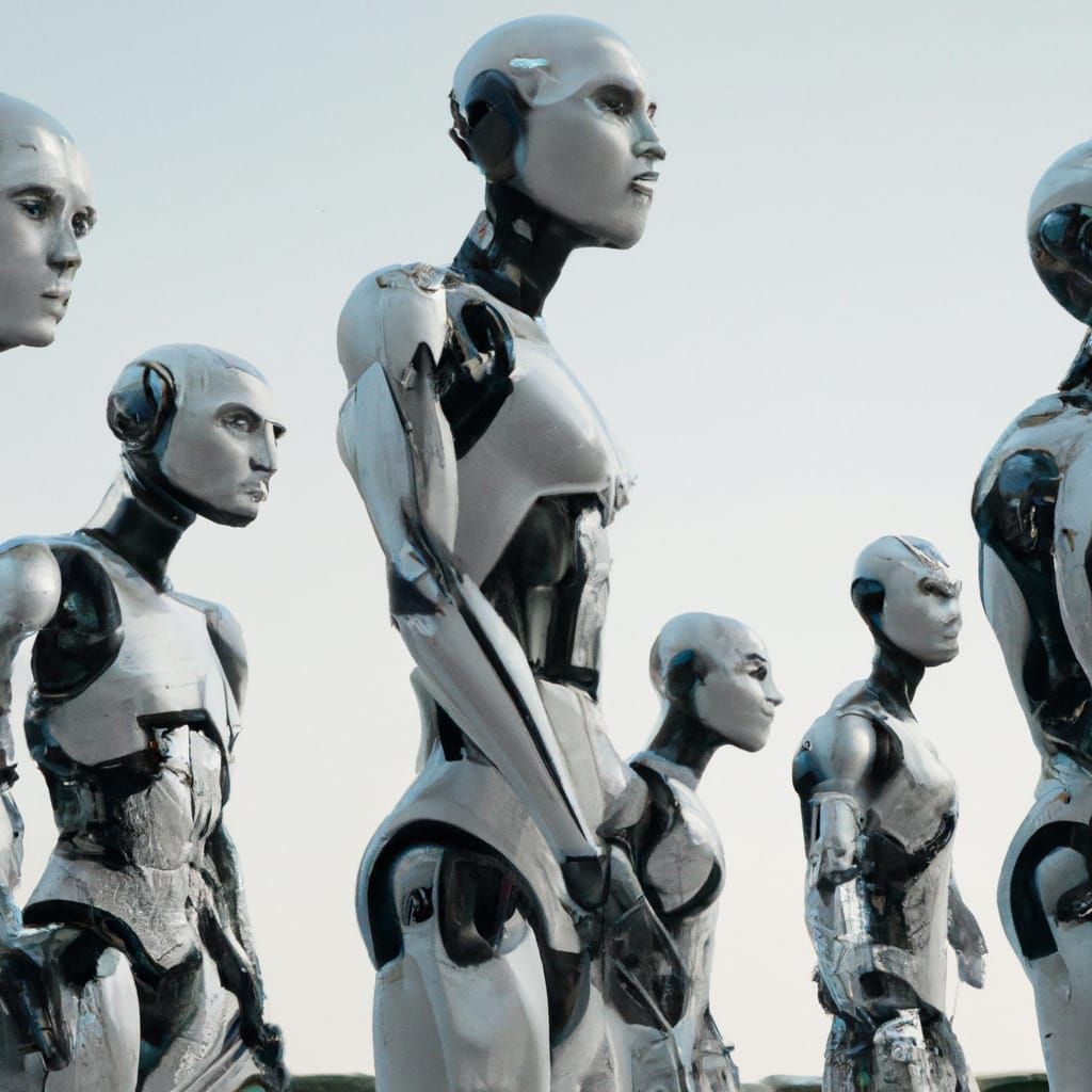 Mechanized Humanoids Explore New World in 8K