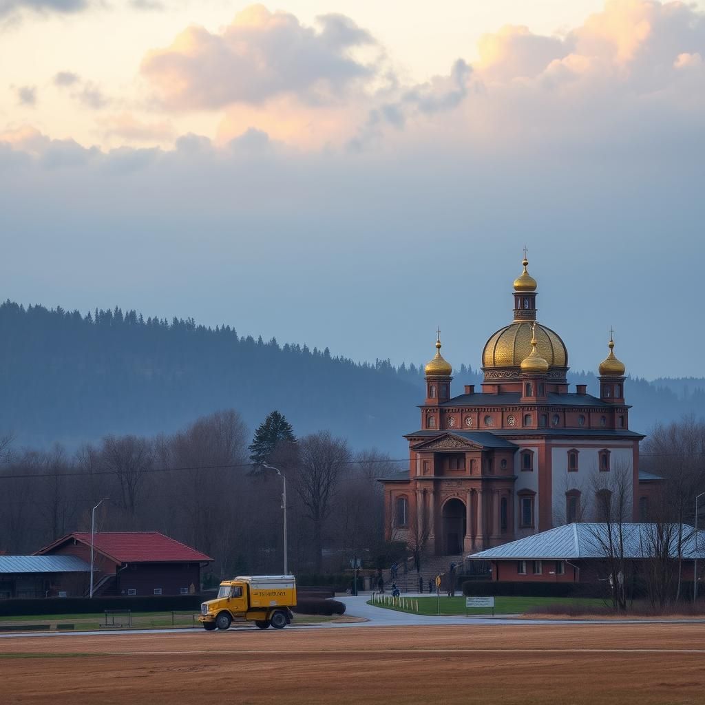 Golden Wheat Field with Wildflowers in Sunlight
