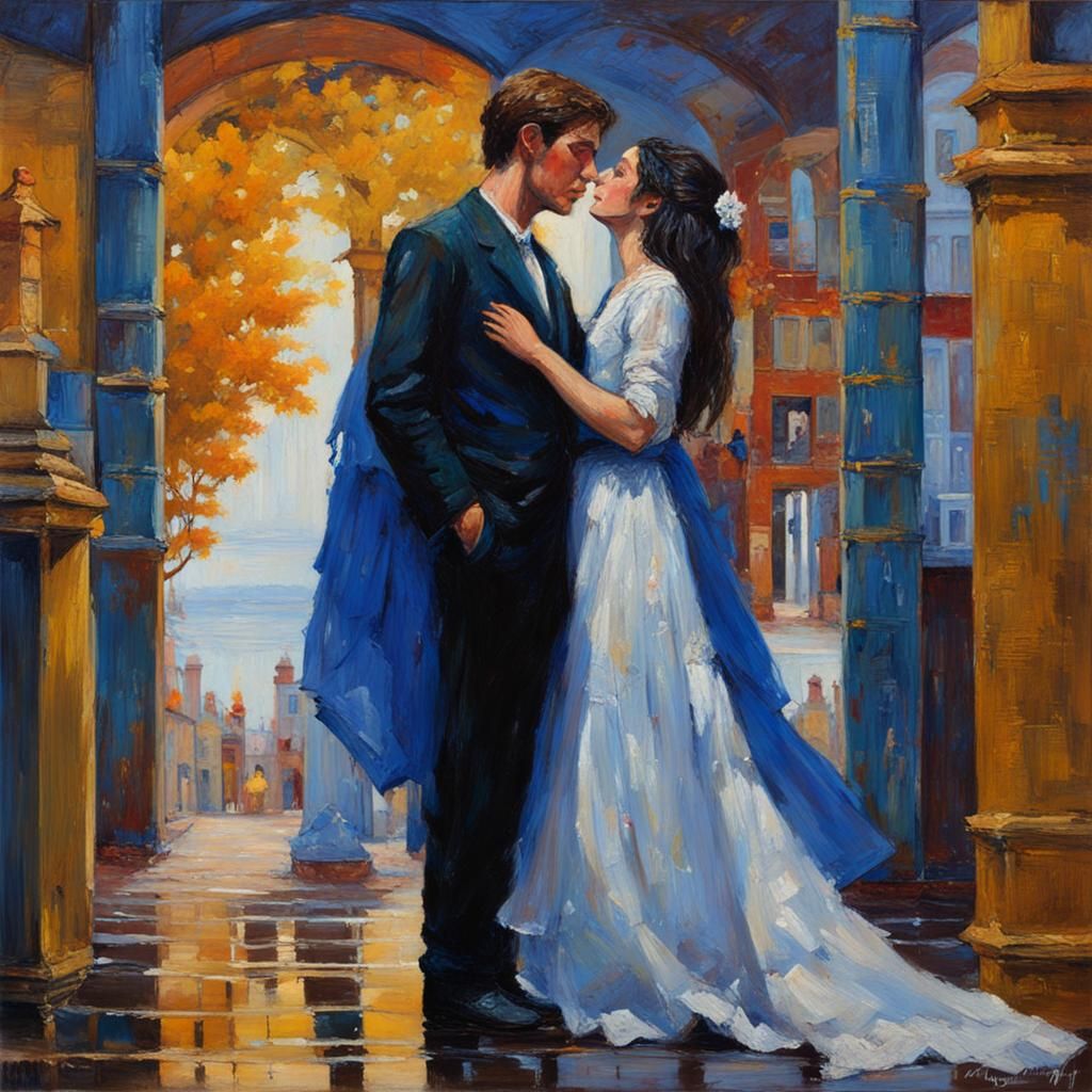 Romantic Oil Painting Inspired by James Gurney