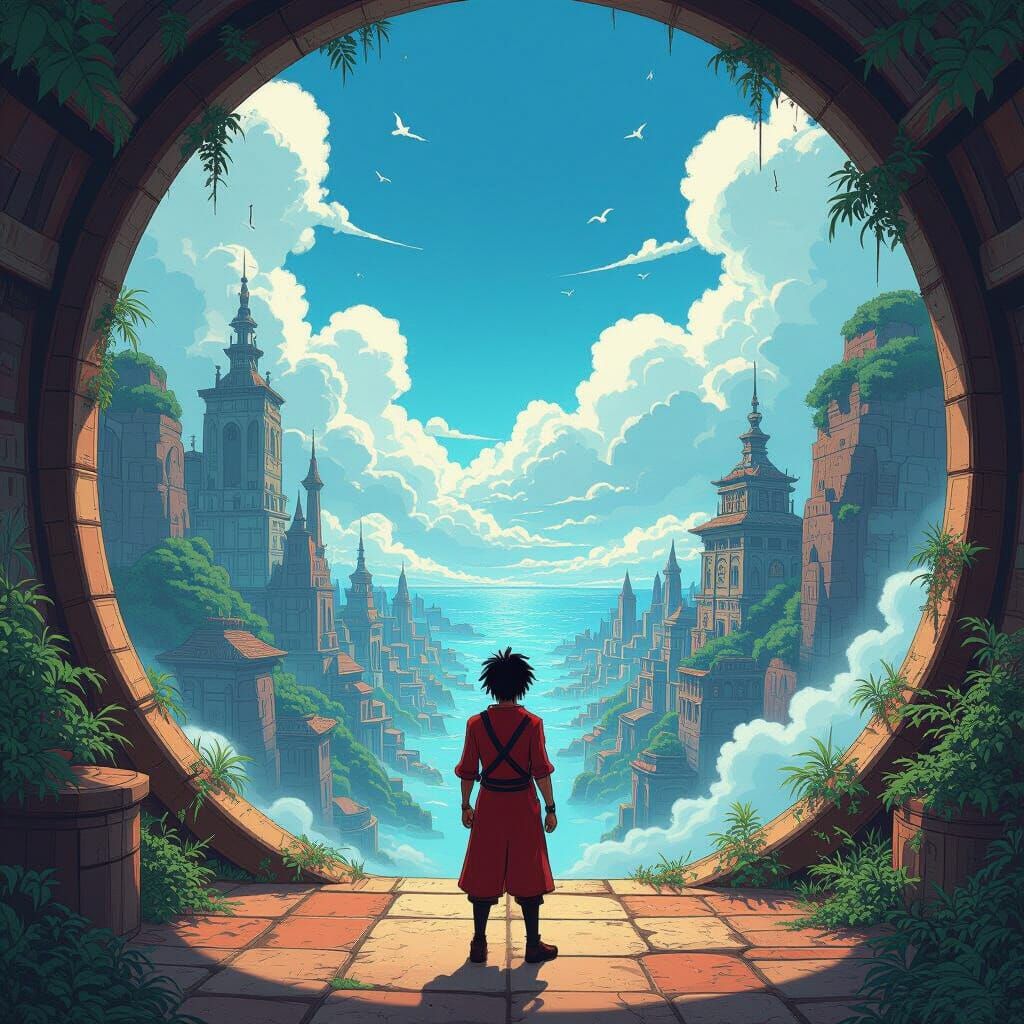 Vibrant One Piece Worlds in Dynamic Art Styles