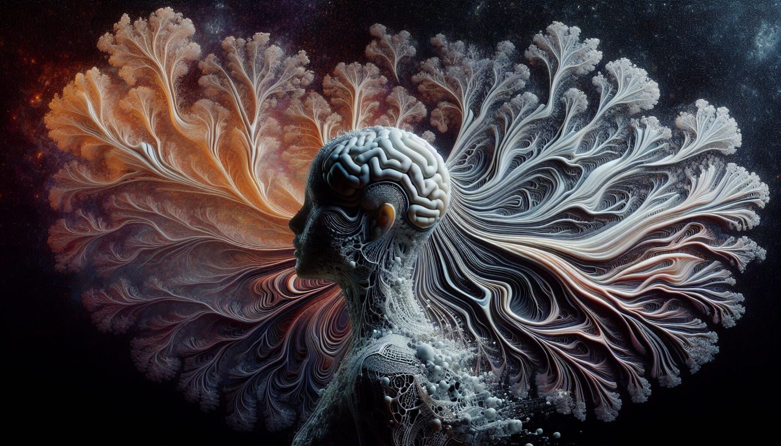 Fluid Millinery Lace Ahaggar Stretching From Here into Never...