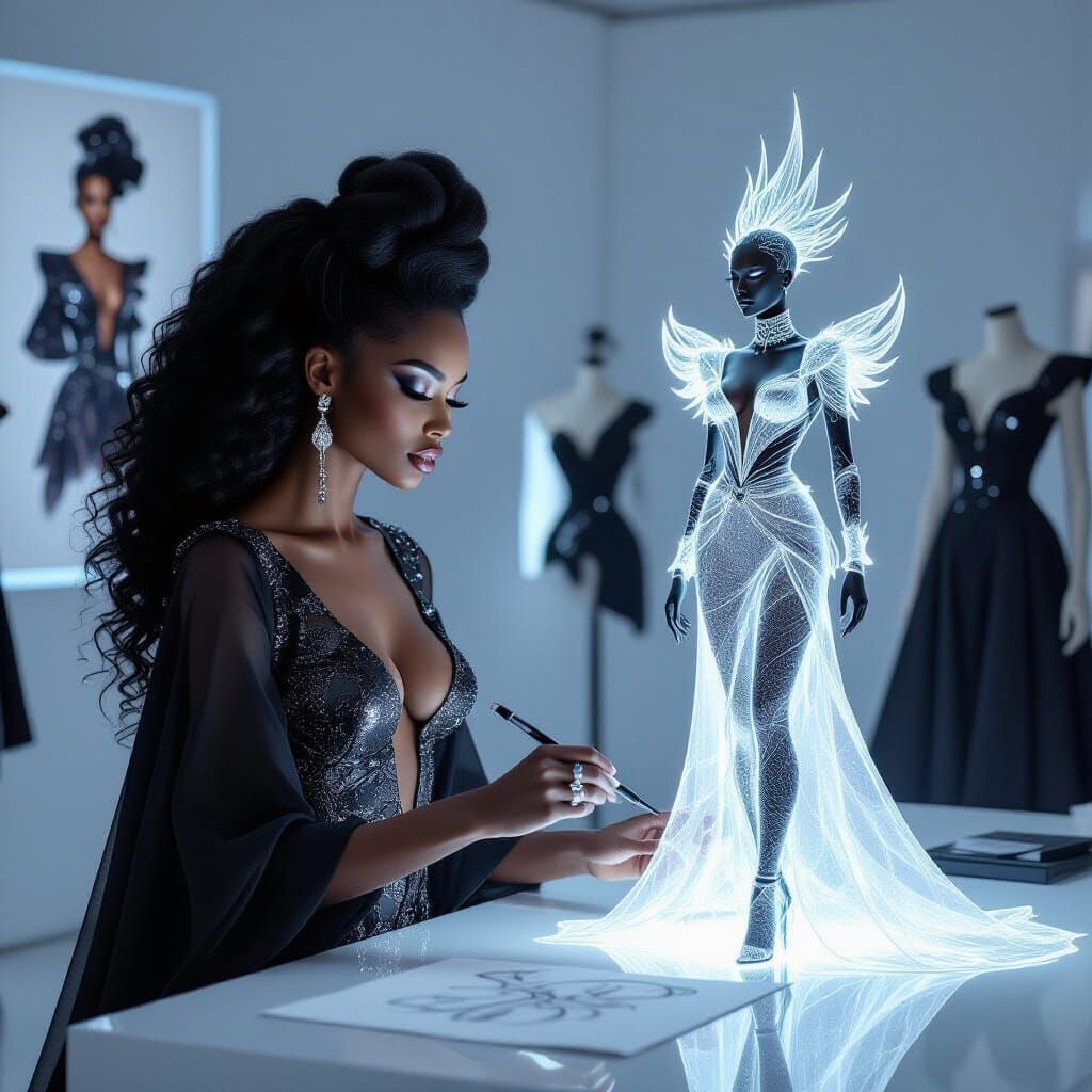 African American Goddess Designs Avant Garde Fashion