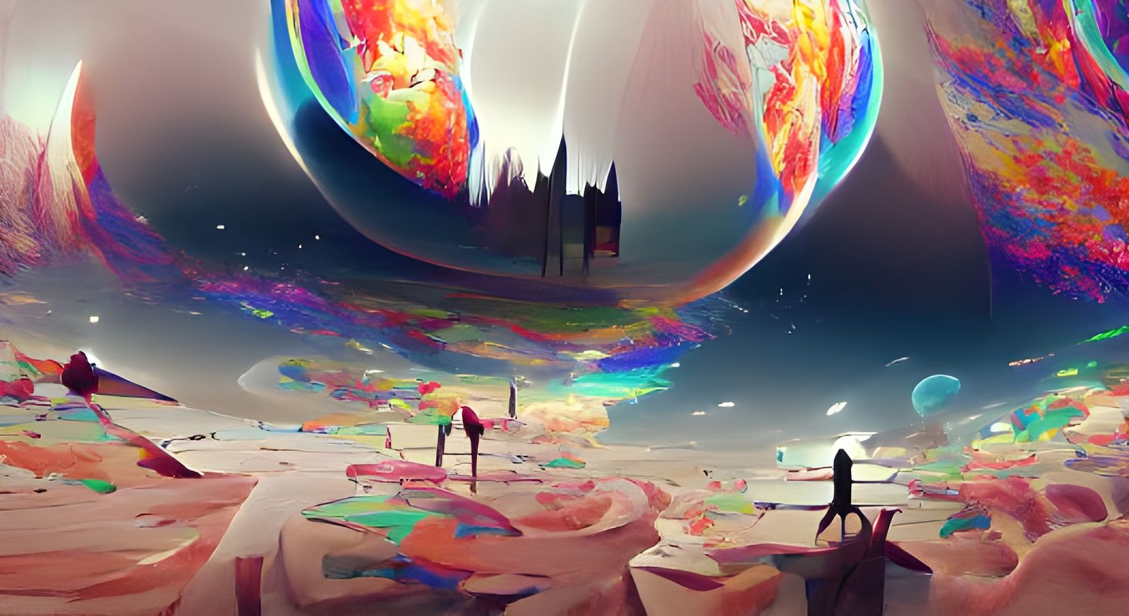 Psychedelic Impossible World: Digital Art