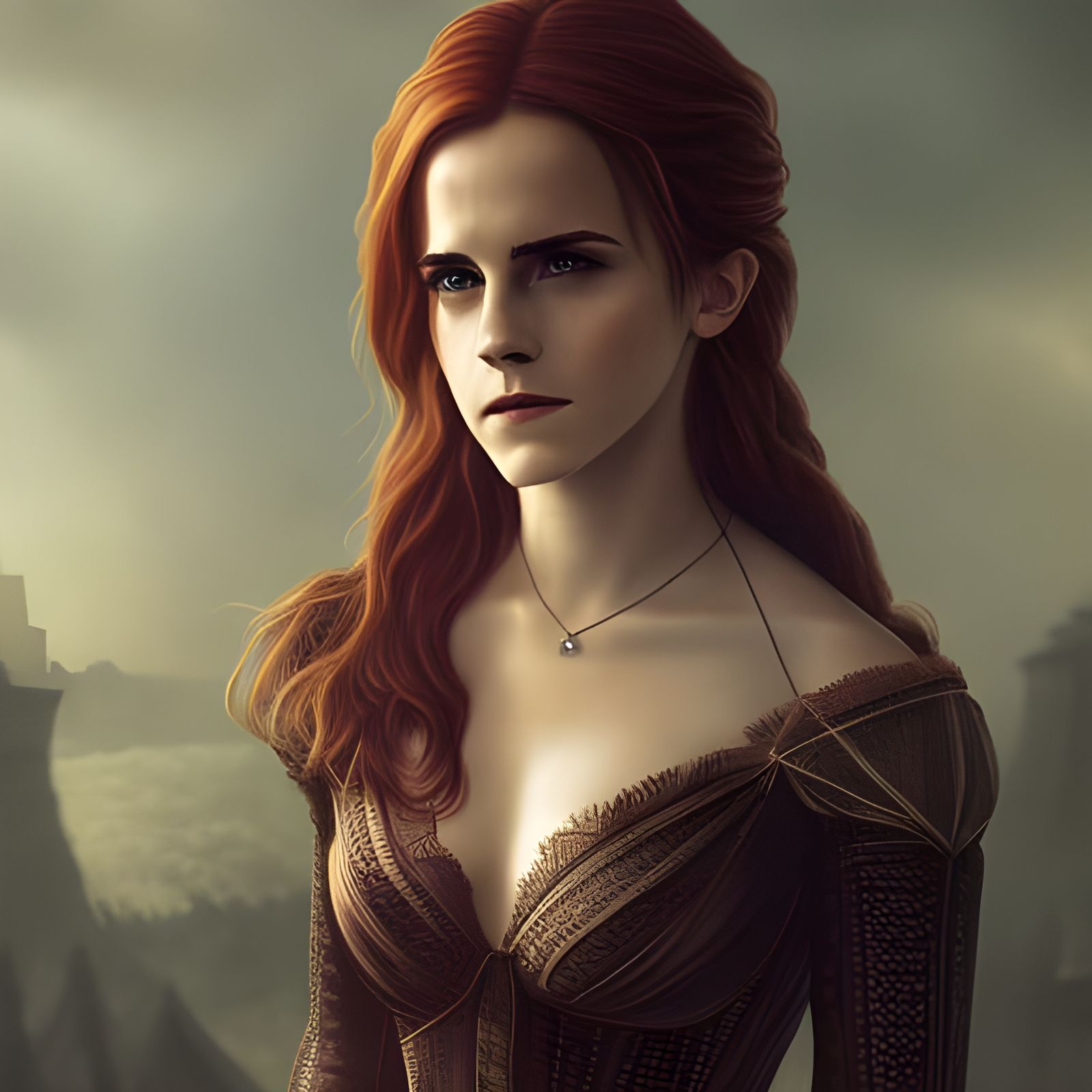 Emma Watson like witcher character Triss Merigold #6