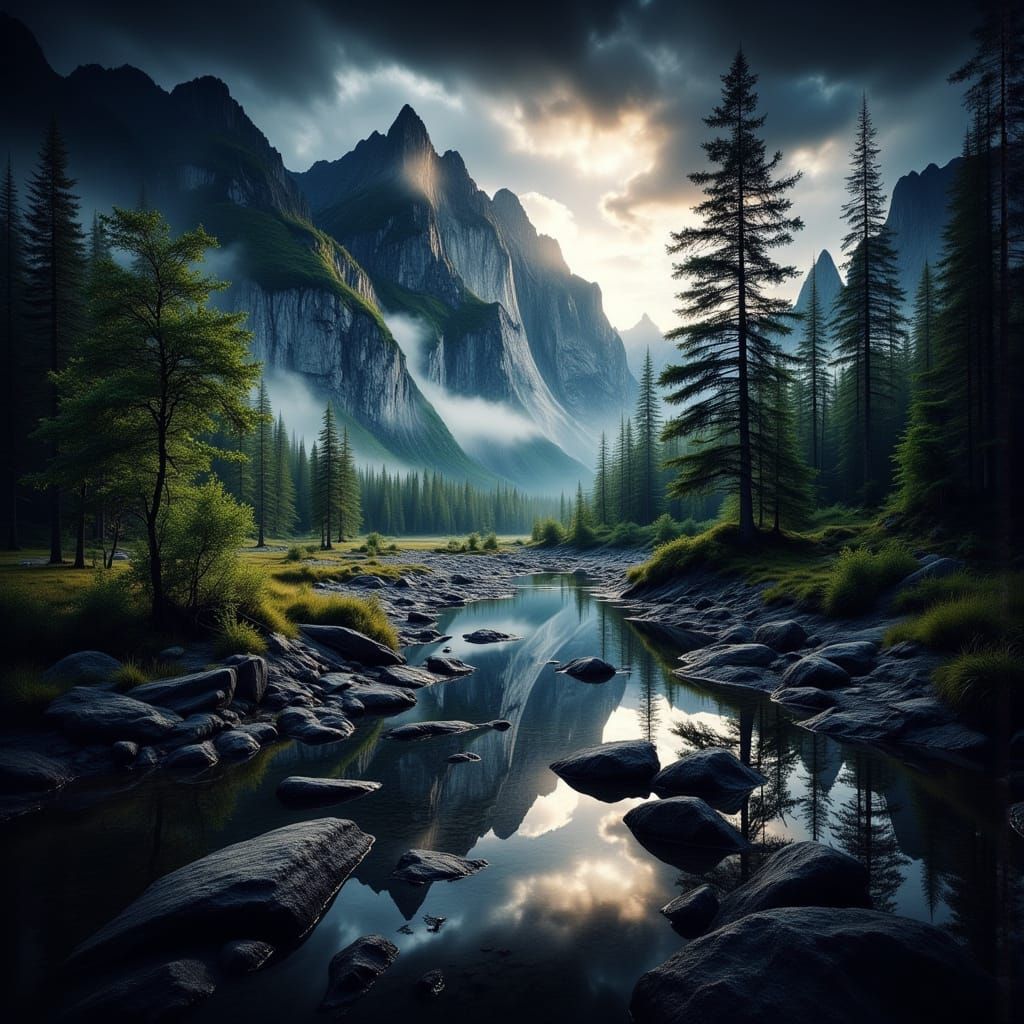 Milford Sound, Australia: Hyperrealistic Landscape Art